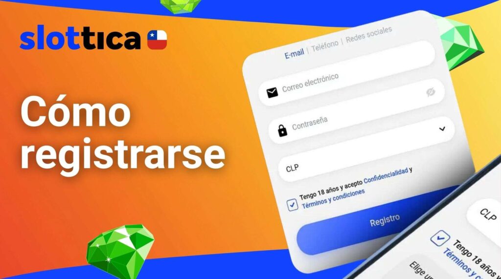 Slottica Chile Cómo registrarse en la aplicación