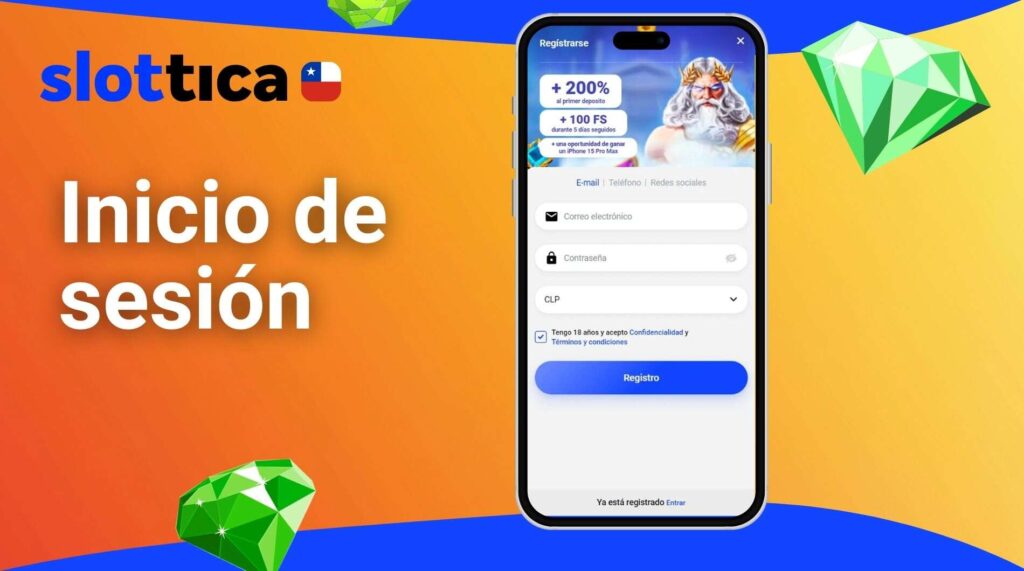 Slottica Chile Inicio de sesión en Slottica desde el móvil