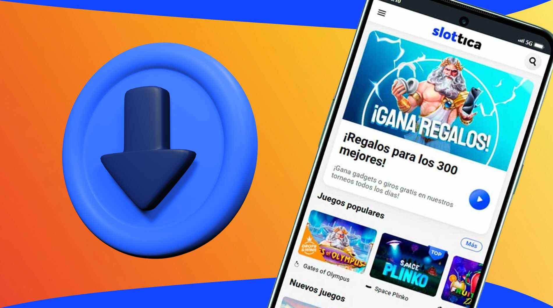 Instala la aplicación Slottica Chile guía